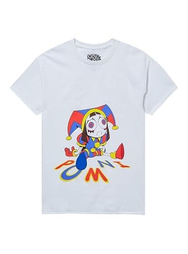 Hot Topic The Amazing Digital Circus Pomni Glow-in-The-Dark T-Shirt Multi MD - Image 1