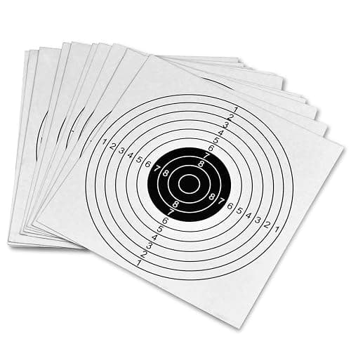 14 * 14cm Target Holder + 100 Targets Air Rifle Pellet Trap Shooting Target thumbnail 5
