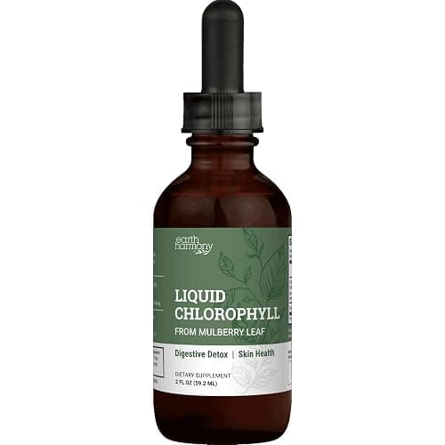 Liquid Chlorophyll, Liquid Drops for Immune System Support, Natural Internal Deodorant - Vegan Chlorophyll Drops with Organic Glycerin - Clorofila Liquida, Chlorophyllin Detox Cleanse (1 mL) - Image 1