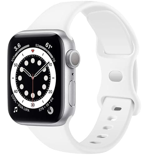 Sport Band Compatible with Apple Watch SE Bands 38mm 40mm 41mm 42mm 44mm 45mm, Replacement Soft Silicone Strap Wristbands for iWatch Series 11 10 9 8 7 6 5 4 3 Ultra Men Women - Image 1