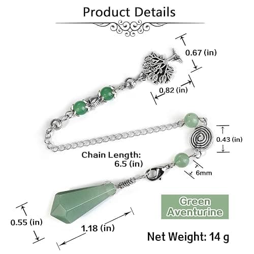 Green Adventurine Artemis Pendulum thumbnail 3