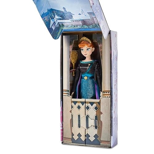 Disney Store Official Princess Classic Doll (Queen Anna from Frozen 2), 11 Inches, Includes Brush with Molded Details, Fully Posable Toy in Classic Outfit - Disney Princess Toys thumbnail 3