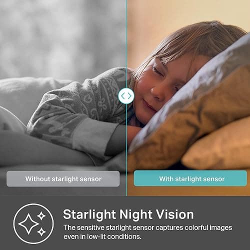 Kasa 2K QHD Security Camera Pan/Tilt, Starlight Sensor for Color Night Vision, Motion Detection for Baby & Pet Monitor, SD/Cloud Storage, Works with Alexa & Google, Free Expert Support (KC410S) thumbnail 7