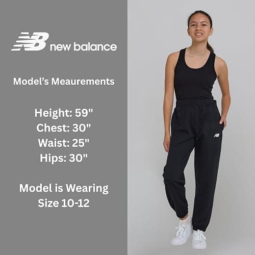 New Balance Girls Active Fleece Jogger 3 Pack – Soft Cotton Blend Fleece Athletic Performance Casual Sweatpants (4-16) thumbnail 4