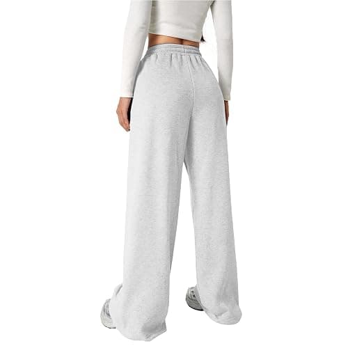 Cute Sweatpants for Teen Girls Bowknot Baggy Sweat Pants Elastic High Waist Wide Leg Lounge Athletic Pants 4-13Years thumbnail 3
