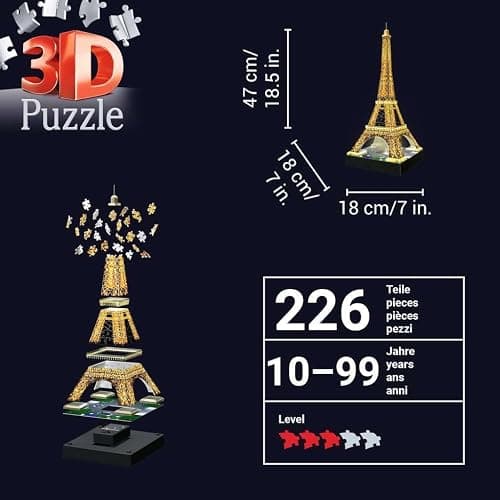 Ravensburger puzzle 3D Tour Eiffel  thumbnail 3