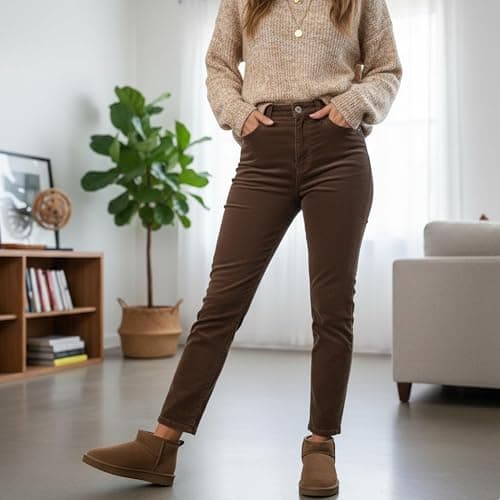 CUSHIONAIRE Hip 2 Genuine Suede Ankle Boots for Women, Cozy Faux Shearling Lining Pull On Winter Womens Boots thumbnail 5