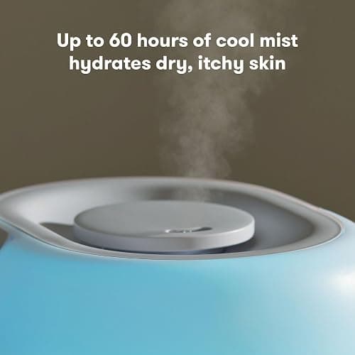 Frida Baby 3-in-1 Cool Mist Humidifier for Large Rooms, Top Fill Humidifier for Bedroom, Allergy Relief, 60 Hour Runtime + Nightlight, Auto Shut-Off, Quiet, Carry Handle, Essential Oil Diffuser thumbnail 4