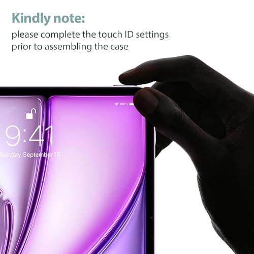 ProCase Smart Case for iPad Air 11-inch M3 M2 2025 2024/10.9 Air 5th 4th Generation 2022 2020, Protective Cover for Air 5 4 -Pink thumbnail 9