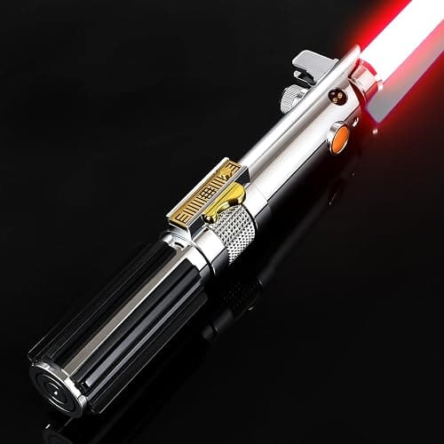 BSTSABER Pixel Lightsaber, Motion Control 39 Sets Sound Effects with 12 Colors Change Light Saber, Smooth Swing Metal Handle Lightsabers for Adults, Boys Cosplay Gifts (Pixel 39 Sets Sound Effects) - Image 1