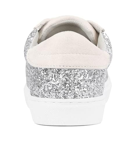 PARTY Women's Fashion Star Sneaker Lace Up Low Top Comfortable Cushioned Walking Shoes thumbnail 5