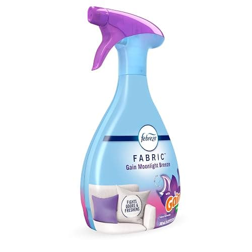 Febreze Fabric Spray, Air Freshener, Odor-Fighting Fabric Refresher, Couch and Linen Spray, Sneaker Balls Alternative, Multi-Use, Gain Moonlight Breeze Scent, 23.6 fl oz thumbnail 10