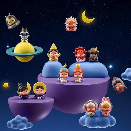 POP MART Crybaby Crying to The Moon-Sitting Series Blind Box Figures, Collectible Toys Home Decorations, Holiday Birthday Gifts for Girls and Boys, Single Box thumbnail 8
