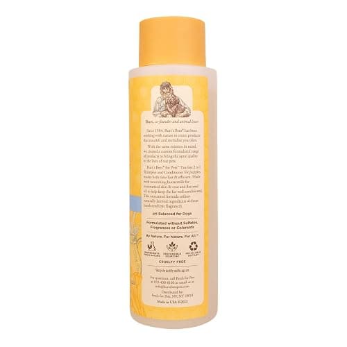 Burt's Bees for Puppies Natural Tearless 2 in 1 Shampoo and Conditioner | Made with Buttermilk and Linseed Oil | Best Tearless Puppy Shampoo for Gentle Skin and Coat | Made in USA, 16 Oz thumbnail 10