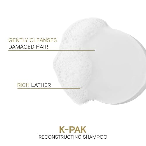 Joico K-PAK Daily Reconstructing Shampoo | For Damaged Hair | Repair Damage & Prevent Breakage | Double Hair Strength | Boost Shine | With Keratin & Guajava Fruit Extract thumbnail 4
