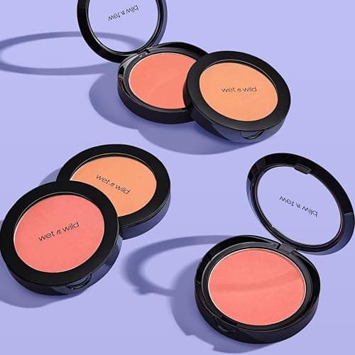 wet n wild Color Icon Blush, Effortless Matte Natural Sheer Glow & Seamless Blend, Luxuriously Infused Smooth Jojoba Oil, Cruelty-Free & Vegan - Pearlescent Pink thumbnail 15