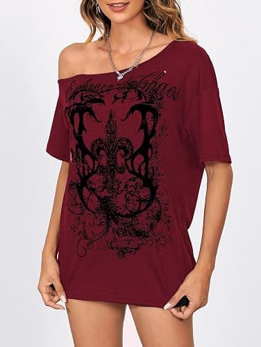 SOLY HUX Off The Shoulder T Shirts thumbnail 5