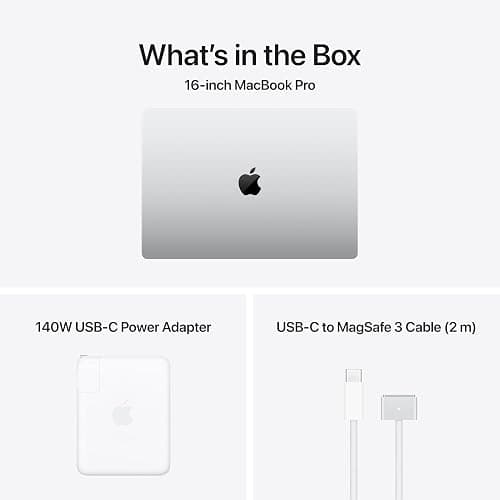 Apple 2026 MacBook Pro Laptop with Apple M5 Max chip with 18-core CPU and 40-core GPU: Built for AI, 16.2-inch Display, 48GB Unified Memory, 2TB SSD, Wi-Fi 7; Silver with AppleCare+ (3 years) thumbnail 6