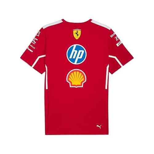 PUMA Scuderia Ferrari F1 2025 Women's Team Tshirt - Red thumbnail 4