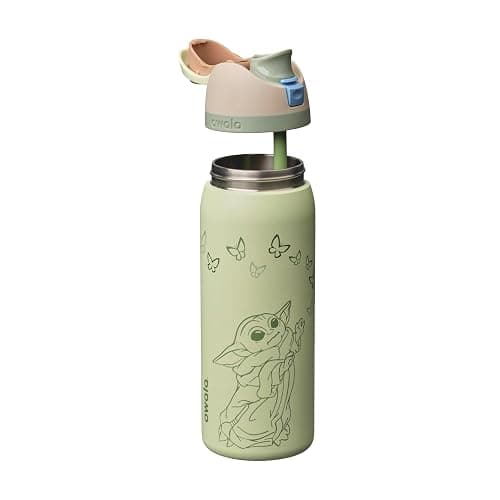 Owala Star Wars FreeSip Insulated Stainless Steel Water Bottle with Straw for Sports, Travel, and School BPA-Free Sports Water Bottle, 32 oz, GroGu thumbnail 3