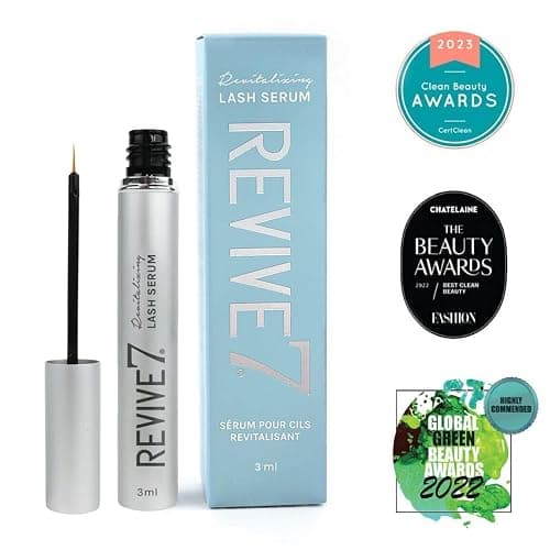 Original Revive7 Revitalizing Lash Serum for Eyelash Thickness - Serum Brow Enhancer Eyebrow - Lash Enhanced Formula for Longer, Fuller and Thicker Natural Eyelash, Made in Canada (3 ml) thumbnail 2