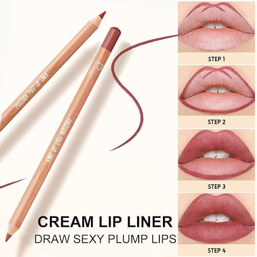 12 Colors Lip Liner Set, Matte Finish Series Lip Liners Pen Kit for Women, Long Lasting Waterproof Smooth High Pigmented Lip Pencil for Daily Makeup (Set B) thumbnail 7