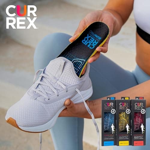 CURREX RunPro Insoles for Running Shoes, Arch Support Inserts to Help Reduce Fatigue, Prevent Injuries, Boost Performance for Men & Women (Low Arch, Size Large) thumbnail 8