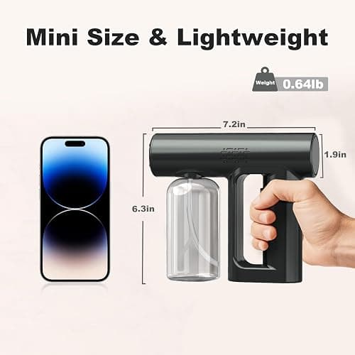 mhpoycd Cordless Spray Tan Machine, Rechargeable Spray Tan Gun for Self Tanner Travel Beach Salon Home DIY Tanning Machine, Long Battery Life and Lightweight thumbnail 7