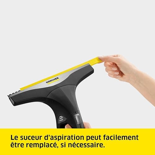 Kärcher Kärcher nettoyeur de vitres wv 2, lave fenêtre sans fil, 2 raclettes incluses, édition spéciale 10 ans +40% d'autonomie thumbnail 6