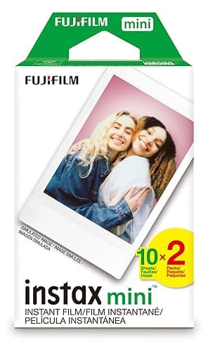 FUJIFILM Instax Mini Instant Film Twin Pack (White), 20 photos - 20 photos