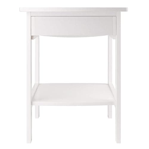 Winsome Wood Claire Accent Table, White thumbnail 6
