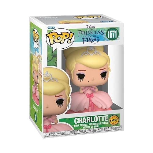 Funko Pop! Disney: The Princess and the Frog - Charlotte - 1/6 Odds for Rare Chase Variant - Collectable Vinyl Figure - Gift Idea - Official Merchandise - Toys for Kids & Adults - Princesses Fans thumbnail 3