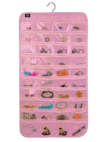 BB Brotrade Hanging Jewelry Organizer,Accessories Organizer,80 Pocket Organizer for Holding Jewelries thumbnail 4