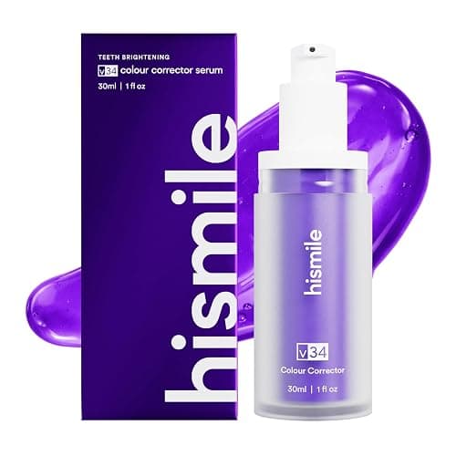 Hismile v34 Colour Corrector, Tooth Stain Concealer, Teeth Whitening Booster, Purple Toothpaste, Color Correcting Technology, V34, Tooth Colour Corrector - Image 1
