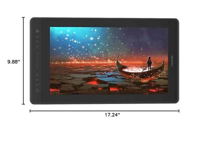 HUION KAMVAS Pro 16 Drawing Tablet with Screen, 15.6 inch Pen Display Anti-Glare Glass 6 Shortcut Keys Adjustable Stand, Graphics Tablet for Drawing, Writing, Design, Work with Windows, Mac and Linux thumbnail 10