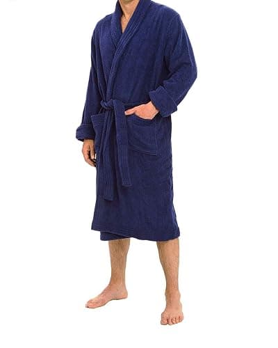 Marquess All-Cotton Bathrobe Thick Plush Cloth Housecoat Terry Toweling, Sweat Steaming Clothes Comfortable & Warm thumbnail 3