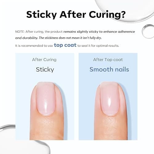 modelones Nail Thickening Solution, Dehydrator and Primer & Builder Nail Gel, 3Pcs Prep Dehydrate & Bond Primer Clear Gel Builder Polish Base Coat for Strengthener Apex Building, LED Lamp Cured 10ml thumbnail 6