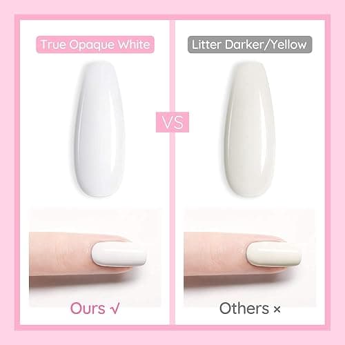 Vishine Gelpolish Professional UV LED Soak Off Varnish Color Gel Nail Polish Manicure Salon Pure White (1433) thumbnail 7
