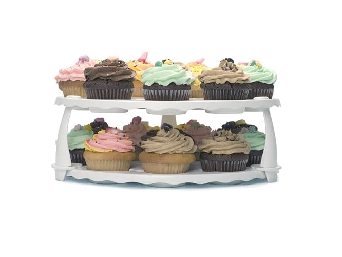 PrepWorks Carrier for 24 Cupcakes, 2 Layers, Red – Portable Cupcake Carrier for Easy Transport thumbnail 5