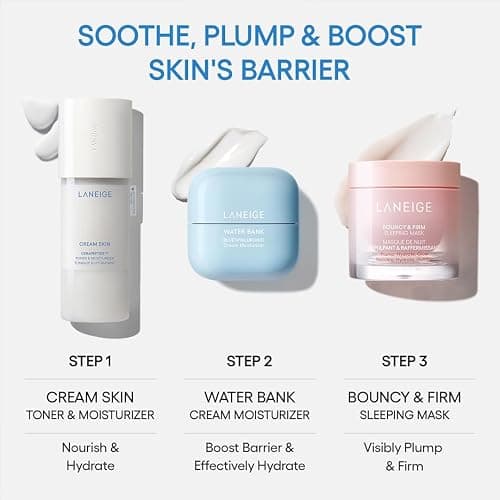 LANEIGE Cream Skin Toner & Moisturizer: Lightweight Refillable Korean Milky Toner with Ceramide & Peptide for Hydration, Firming, & Barrier Support thumbnail 9