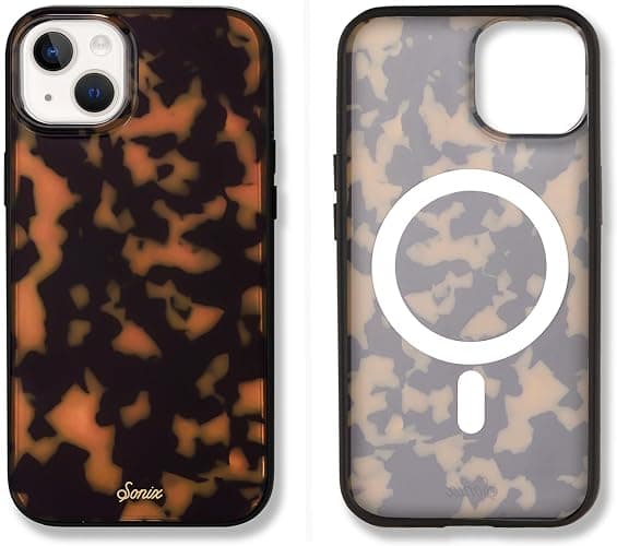 Sonix Case for iPhone 15 Plus, iPhone 14 Plus | Compatible with MagSafe | 10ft Drop Tested | Tortoiseshell | Brown Tort - Image 1