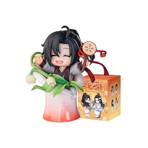 Bahomu Anime Blind Box, Cute Mo Dao Zu Shi Porcelain Flowers Series Wei Wuxian LAN Wangji Blind Box Figure, Collectable PVC Figure for Birthday Gifts - Image 1