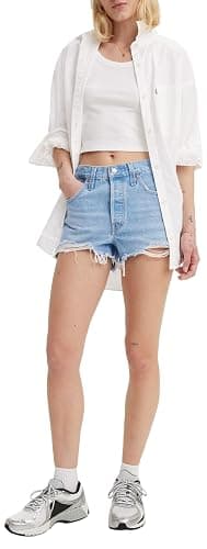 Levi's Women's 501 Original Denim Shorts thumbnail 10
