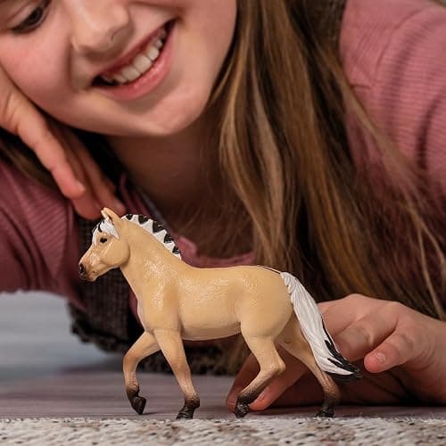 Schleich Horse Club - Norwegian Fjord Horse Mare Figurine - Pony Figures for Girls and Boys - Toys for Kids Ages 5+ | Horse Figurine, Equestrian Toy for Girls 5+, Realistic Horse Toy, Screen-Free Imaginative Pretend Play, Party Gifts thumbnail 2