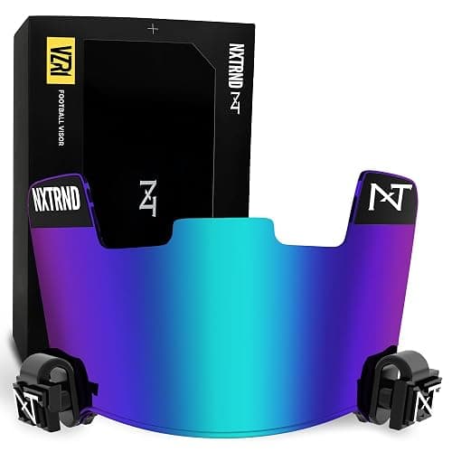 Nxtrnd VZR1 Football Visor, Flat Lens Technology, Fits Adult & Youth Football Helmets - Image 1