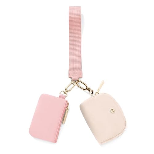 Mum's Memory Mini Zip Around Wristlet Wallets for Women -KeyChain Wallet with Detachable Dual Pouch Wristlet -Key Chain Coin Purse Small Wallets - Image 1