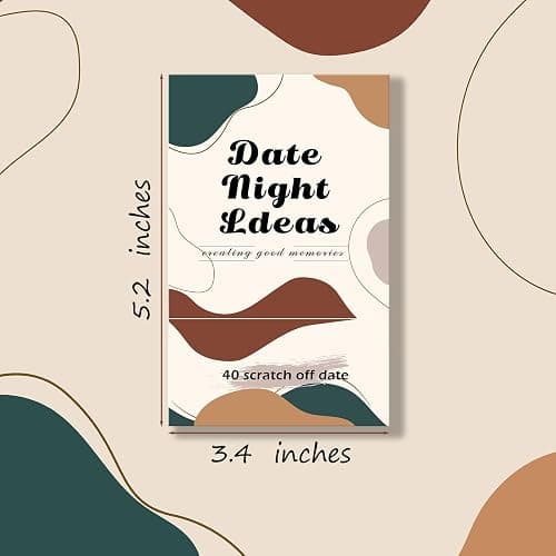 40 Scratch Off Date Night Ideas Cards, Romantic & Adventurous Engagement Couples Games Gifts, Anniversary Newlywed Wedding & Valentines Day Gifts for Him, Her, Boyfriend, Girlfriend, Husband or Wife thumbnail 3