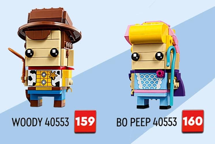 LEGO BrickHeadz Woody and Bo Peep - Toy Story, 296 pcs thumbnail 6