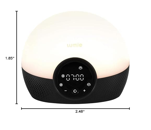 Lumie Bodyclock Glow 150 - Sunrise & Sunset Alarm Clock - Bedside Lamp with Custom Light Duration - Wake-Up, Night & Reading Light - Warm LEDs thumbnail 8