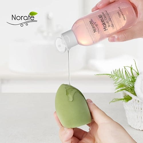 Norate Makeup Brush Cleaner, Make Up Brush Cleaner Solution + Makeup Brush Cleansing Pad, Brush Cleaner Mat for Brushes, Deep Clean Shampoo, Gentle Formula Cruelty Free, 2 Piece Set thumbnail 4